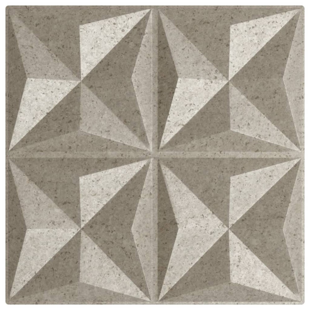 vidaXL Panouri de perete 12 buc. Beton 50x50 cm XPS 3 m² origami