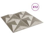 vidaXL Panouri de perete 12 buc. Beton 50x50 cm XPS 3 m² origami vidaXL Panouri de perete 12 buc. Beton 50x50 cm XPS 3 m² origami