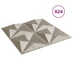 vidaXL Panouri de perete 24 buc. Beton 50x50 cm XPS 6 m² origami