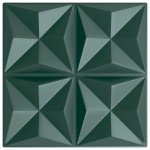 vidaXL Panouri de perete 12 buc. verde 50x50 cm XPS 3 m² origami vidaXL Panouri de perete 12 buc. verde 50x50 cm XPS 3 m² origami