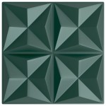 vidaXL Panouri de perete 24 buc. verde 50x50 cm XPS 6 m² origami vidaXL Panouri de perete 24 buc. verde 50x50 cm XPS 6 m² origami