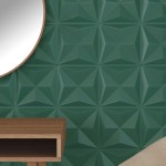 vidaXL Panouri de perete 48 buc. verde 50x50 cm XPS 12 m² origami vidaXL Panouri de perete 48 buc. verde 50x50 cm XPS 12 m² origami
