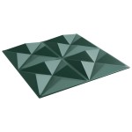 vidaXL Panouri de perete 48 buc. verde 50x50 cm XPS 12 m² origami vidaXL Panouri de perete 48 buc. verde 50x50 cm XPS 12 m² origami