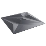 vidaXL Panouri de perete 48 buc. gri 50x50 cm XPS 12 m² stea