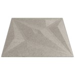 vidaXL Panouri de perete 24 buc. Beton 50x50 cm XPS 6 m² stea