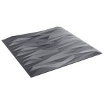 vidaXL Panouri de perete 12 buc. gri 50x50 cm XPS 3 m² piatră