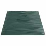 vidaXL Panouri de perete 12 buc. verde 50x50 cm XPS 3 m² piatră