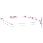vidaXL Protecție de saltea, alb, 200x200 cm, impermeabilă vidaXL Protecție de saltea, alb, 200x200 cm, impermeabilă