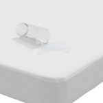vidaXL Protecție de saltea, alb, 120x220 cm, impermeabilă vidaXL Protecție de saltea, alb, 120x220 cm, impermeabilă