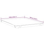 vidaXL Protecție de saltea, alb, 140x190 cm, impermeabilă vidaXL Protecție de saltea, alb, 140x190 cm, impermeabilă