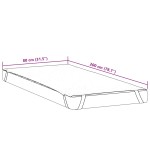 vidaXL Protecție de saltea, alb, 80x200 cm, impermeabilă vidaXL Protecție de saltea, alb, 80x200 cm, impermeabilă