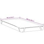 vidaXL Protecție de saltea, alb, 90x200 cm, impermeabilă vidaXL Protecție de saltea, alb, 90x200 cm, impermeabilă