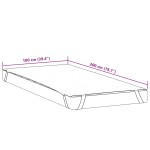 vidaXL Protecție de saltea, alb, 100x200 cm, impermeabilă vidaXL Protecție de saltea, alb, 100x200 cm, impermeabilă