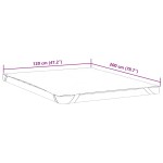 vidaXL Protecție de saltea, alb, 120x200 cm, impermeabilă vidaXL Protecție de saltea, alb, 120x200 cm, impermeabilă