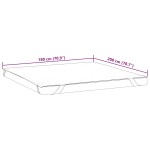 vidaXL Protecție de saltea, alb, 180x200 cm, impermeabilă vidaXL Protecție de saltea, alb, 180x200 cm, impermeabilă