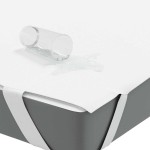vidaXL Protecție de saltea, alb, 100x220 cm, impermeabilă vidaXL Protecție de saltea, alb, 100x220 cm, impermeabilă