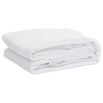 vidaXL Protecție de saltea, alb, 120x220 cm, impermeabilă vidaXL Protecție de saltea, alb, 120x220 cm, impermeabilă