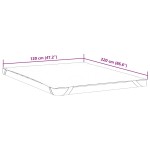 vidaXL Protecție de saltea, alb, 120x220 cm, impermeabilă vidaXL Protecție de saltea, alb, 120x220 cm, impermeabilă