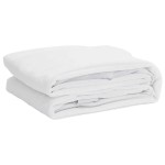 vidaXL Protecție de saltea, alb, 160x220 cm, impermeabilă vidaXL Protecție de saltea, alb, 160x220 cm, impermeabilă