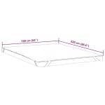 vidaXL Protecție de saltea, alb, 160x220 cm, impermeabilă vidaXL Protecție de saltea, alb, 160x220 cm, impermeabilă