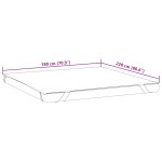 vidaXL Protecție de saltea, alb, 180x220 cm, impermeabilă