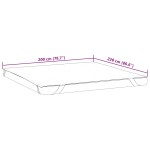 vidaXL Protecție de saltea, alb, 200x220 cm, impermeabilă vidaXL Protecție de saltea, alb, 200x220 cm, impermeabilă