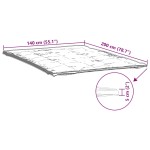 vidaXL Protecție de saltea, alb, 140x200 cm vidaXL Protecție de saltea, alb, 140x200 cm