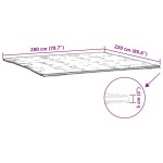 vidaXL Protecție de saltea, alb, 200x220 cm vidaXL Protecție de saltea, alb, 200x220 cm
