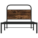 vidaXL Cadru de pat fără saltea 100x200 cm Stejar fumuriu vidaXL Cadru de pat fără saltea 100x200 cm Stejar fumuriu