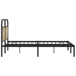 vidaXL Cadru de pat fără saltea 150x200cm Lemn prelucrat stejar Sonoma vidaXL Cadru de pat fără saltea 150x200cm Lemn prelucrat stejar Sonoma