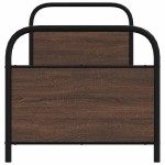 vidaXL Cadru de pat fără saltea 80x200cm Stejar maro lemn prelucrat vidaXL Cadru de pat fără saltea 80x200cm Stejar maro lemn prelucrat