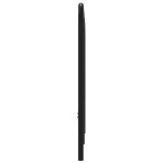 vidaXL Tăblie de pat, stejar maro, 200 cm, lemn prelucrat și oțel