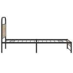 vidaXL Cadru de pat fără saltea 100x190 cm Stejar fumuriu vidaXL Cadru de pat fără saltea 100x190 cm Stejar fumuriu