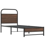 vidaXL Cadru de pat fără saltea 80x200cm Stejar maro lemn prelucrat