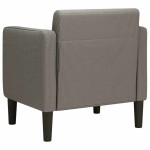vidaXL Canapea fotoliu cu cotiere Gri deschis 54 cm țesătură velur vidaXL Canapea fotoliu cu cotiere Gri deschis 54 cm țesătură velur