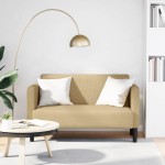 vidaXL Canapea lovesea gri-verzui 109 cm țesătură velur vidaXL Canapea lovesea gri-verzui 109 cm țesătură velur