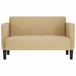 vidaXL Canapea lovesea gri-verzui 109 cm țesătură velur vidaXL Canapea lovesea gri-verzui 109 cm țesătură velur