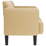 vidaXL Canapea lovesea gri-verzui 109 cm țesătură velur vidaXL Canapea lovesea gri-verzui 109 cm țesătură velur