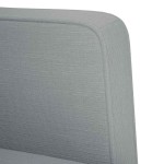 vidaXL Canapea scaun cu cotiere, gri deschis, 53 cm, textil vidaXL Canapea scaun cu cotiere, gri deschis, 53 cm, textil