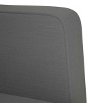 vidaXL Canapea Scaun cu cotiere Gri închis 53 cm Material