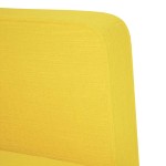 vidaXL Canapea scaun cu cotiere, galben deschis, 53 cm, textil vidaXL Canapea scaun cu cotiere, galben deschis, 53 cm, textil