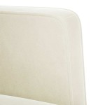 vidaXL Canapea Scaun cu cotiere, crem, 53 cm, catifea
