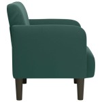 vidaXL Canapea Scaun cu cotiere Verde Inchis 54 cm Catifea vidaXL Canapea Scaun cu cotiere Verde Inchis 54 cm Catifea
