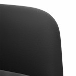 vidaXL Canapea Scaun cu Cotiere Negru 54 cm Catifea