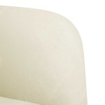 vidaXL Canapea Scaun cu Cotiere Crem 54 cm Catifea