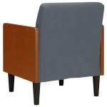 vidaXL Canapea fotoliu cu cotiere gri închis 55 cm catifea vidaXL Canapea fotoliu cu cotiere gri închis 55 cm catifea