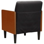 vidaXL Canapea Scaun cu Cotiere Negru 55 cm Catifea vidaXL Canapea Scaun cu Cotiere Negru 55 cm Catifea