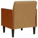 vidaXL Canapea Scaun cu Cotiere Maro 55 cm Catifea vidaXL Canapea Scaun cu Cotiere Maro 55 cm Catifea