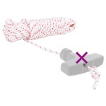 vidaXL Cablu de pornire cu tragere, alb și roșu Ø4 mm 10 m nailon vidaXL Cablu de pornire cu tragere, alb și roșu Ø4 mm 10 m nailon