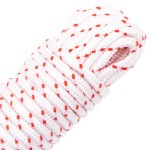 vidaXL Cablu de pornire cu tragere, alb și roșu Ø4 mm 10 m nailon vidaXL Cablu de pornire cu tragere, alb și roșu Ø4 mm 10 m nailon